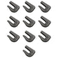 Pack of 10 G70 3/8" Weld On Chain Grab Hooks Bucket Flatbed Trailer WLDHSC038