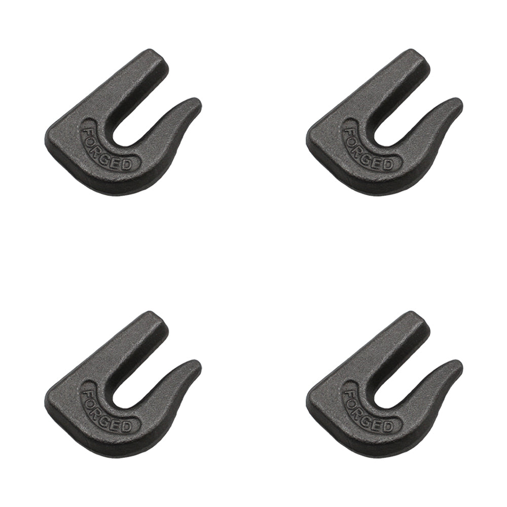 4 pack 3/8" Weld on Grab Hooks G70, Transport Chain Flatbed Truck Trailer