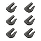 6 G70 Bucket Flatbed Trailer Wrecker Weld On Tow Tie Down 3/8" Chain Grab Hooks