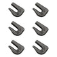 Bundle Of 6 - 3/8" G70 Weldable Grab Hook For Chain, Tow, Rigging, Weld On New