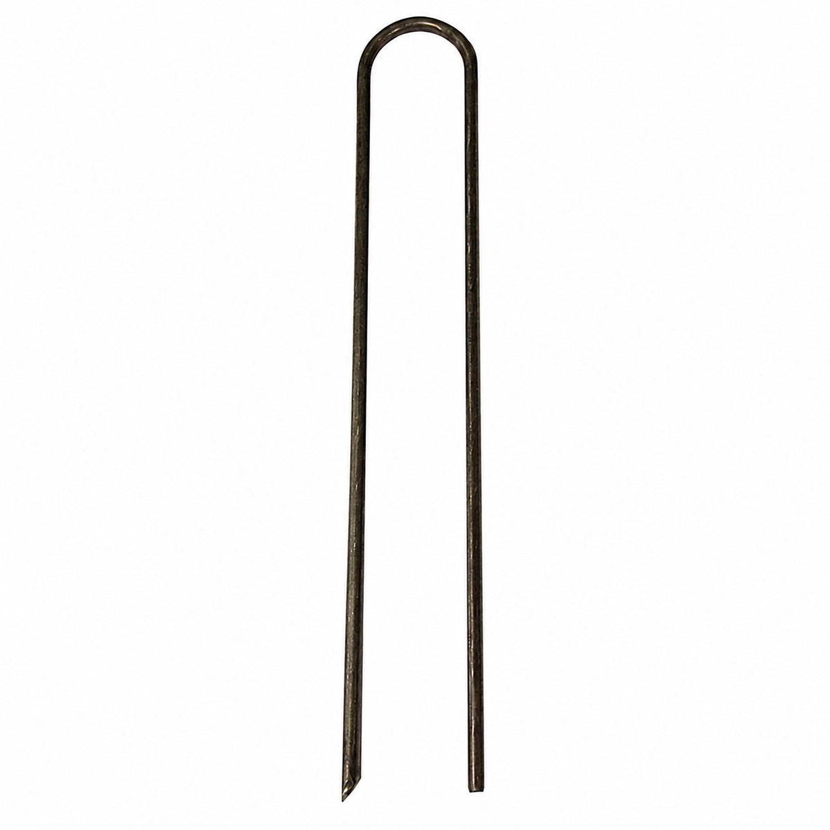100 6-Inch Landscape Staples Sod Staples Garden Stakes Round Pins 11 Ga. Chisel End Points