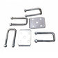 U-Bolt Kit 2" Square Head Fits Universal Products Replaces 1000306SQUARE