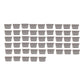 50pk Gray Cage Cups 1 Pint / 16 fl oz Hanging Feed & Water Cups Chicken Poultry