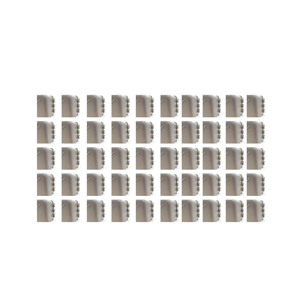 (Pack of 50) Gray Cage Cups hold 1 Pint / 16 fl oz to Hang Feed & Water for Pets