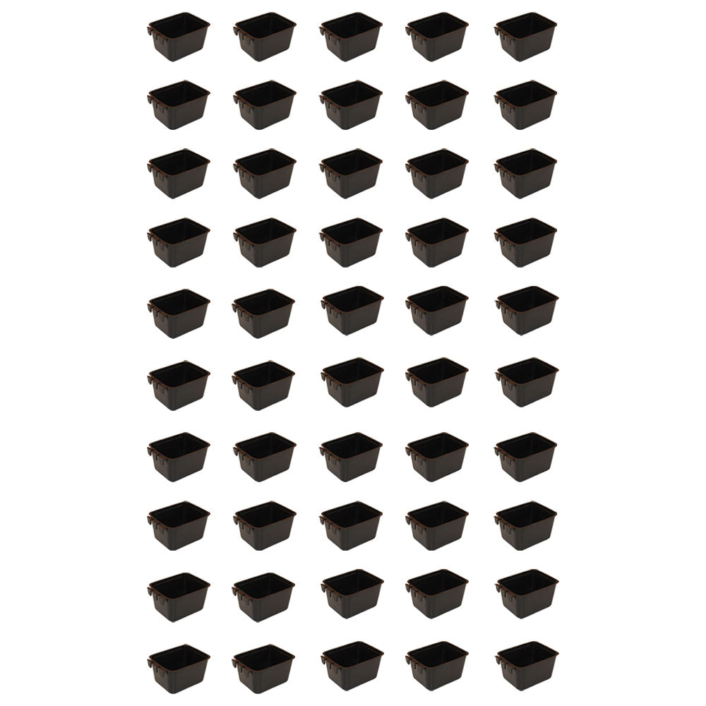 (50-Pack) 1 Pint/ 16 Fl Oz Hanging Feed and Water Cage Cup For Poultry Pheasants