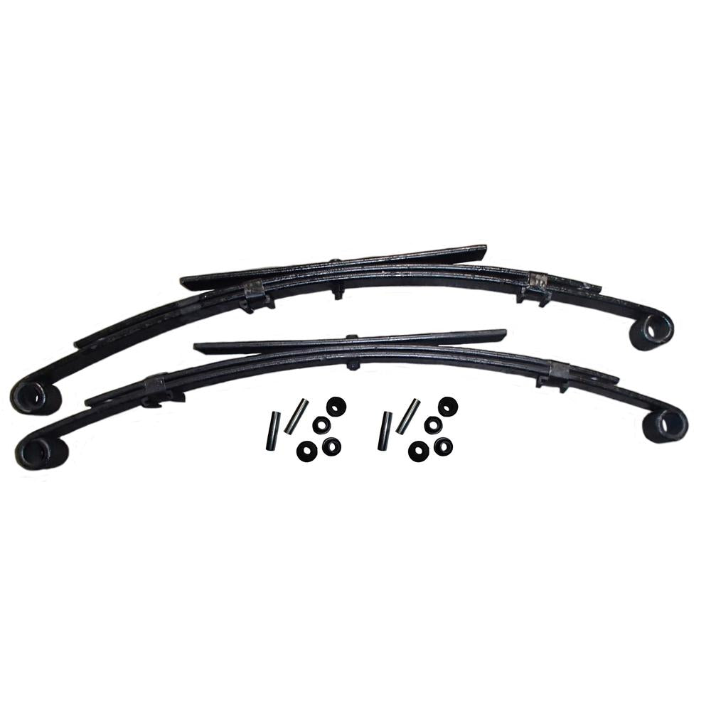 Rear Heavy Duty Leaf Springs Set with Bushings for Club Car DS Golf Cart