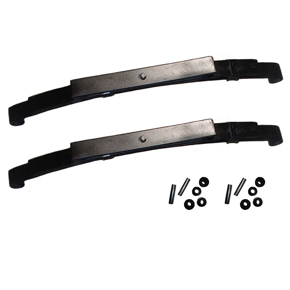 Rear Heavy Duty Leaf Springs Set with Bushings for Club Car DS Golf Cart
