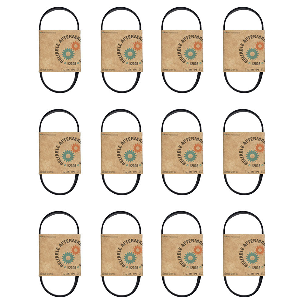 12 Pack Flat Belt 38528033 Style 160 Fits Hoover WindTunnel Upright Vacuums