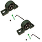 Qty 2: 1" Pillow Block Bearing
 Fits Grasshopper Replaces 122043