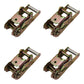 (4) 2" Ratchet Handle Tow Dolly Car Hauler Flat Bed Ratchet Strap Tie Down