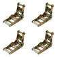 (4) 2" Ratchet Handle Tow Dolly Car Hauler Flat Bed Ratchet Strap Tie Down