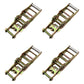 (4) 2" Ratchet Handle Tow Dolly Car Hauler Flat Bed Ratchet Strap Tie Down