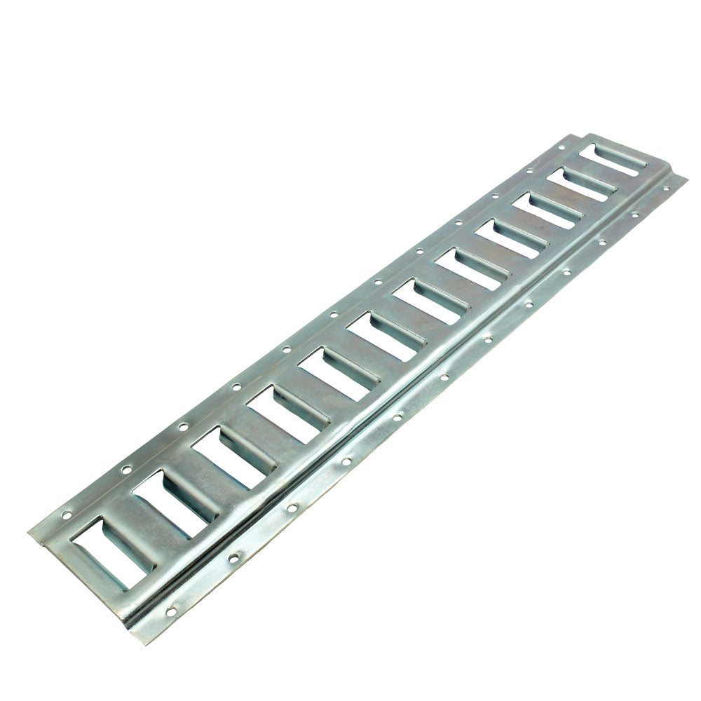 E Track - 2ft Horizontal Galvanized/Trailer 1 Piece