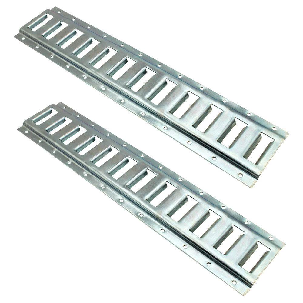 (2) E Track Rail Tie Down Horizontal for Truck/Trailer (2' ETracK)