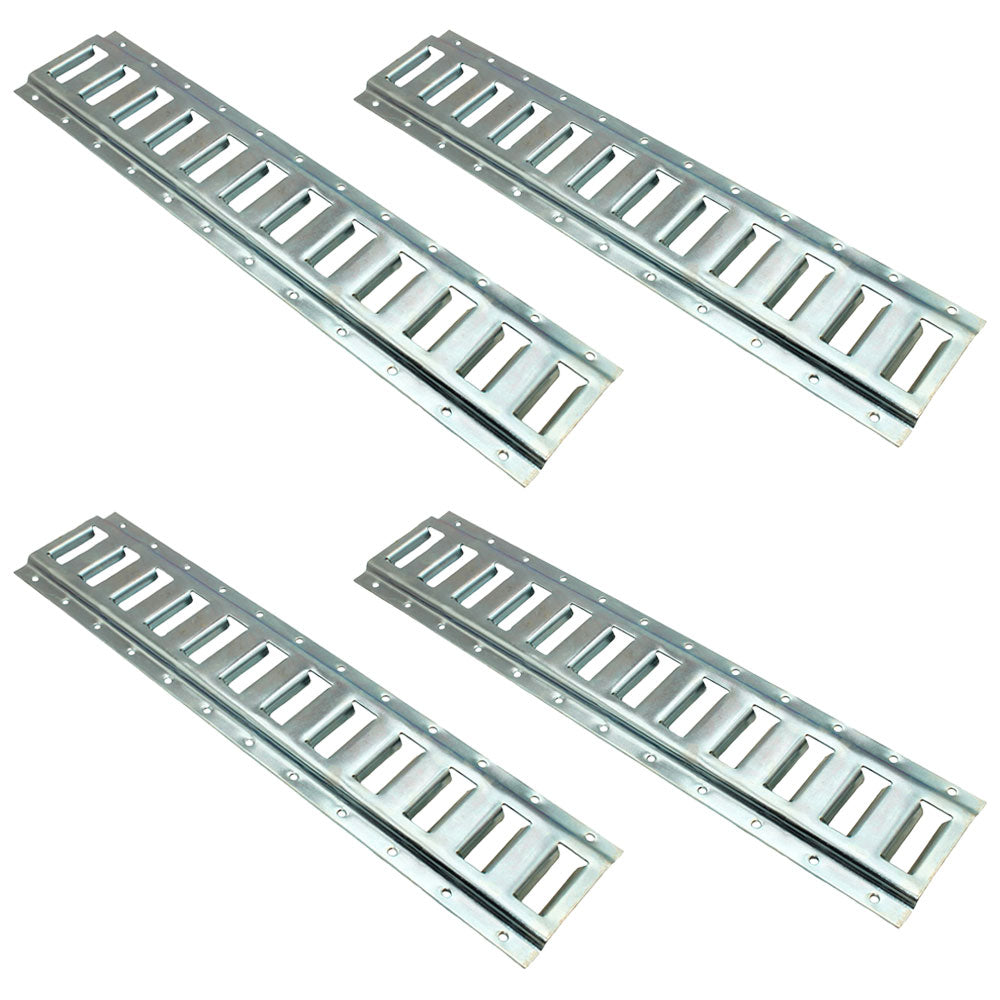 4pak 2' E Track Enclosed Trailer Toy Hauler Cargo Van Quad ATV Moto Tie Down