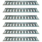 QTY 6: 2' E-Track
 Fits Universal Replaces ETH-24-4