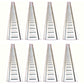 Set of (8) Galvanized Steel 5' Horizontal E-Track Rails for Trailer/Truck/Van