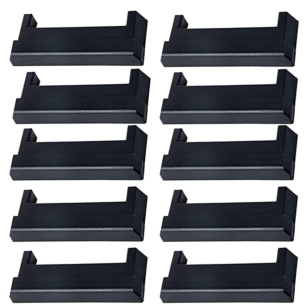 10 E Track End Caps Plugs Rail End Covers for Horizontal E Track