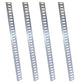 Set of 4 8' Horizontal Galvanized E-Track Tie-Down Rails For Truck Trailer