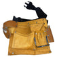 11 Pocket Leather Tool Belt w/ Quick Release Buckle Carpenter Construction Pouch