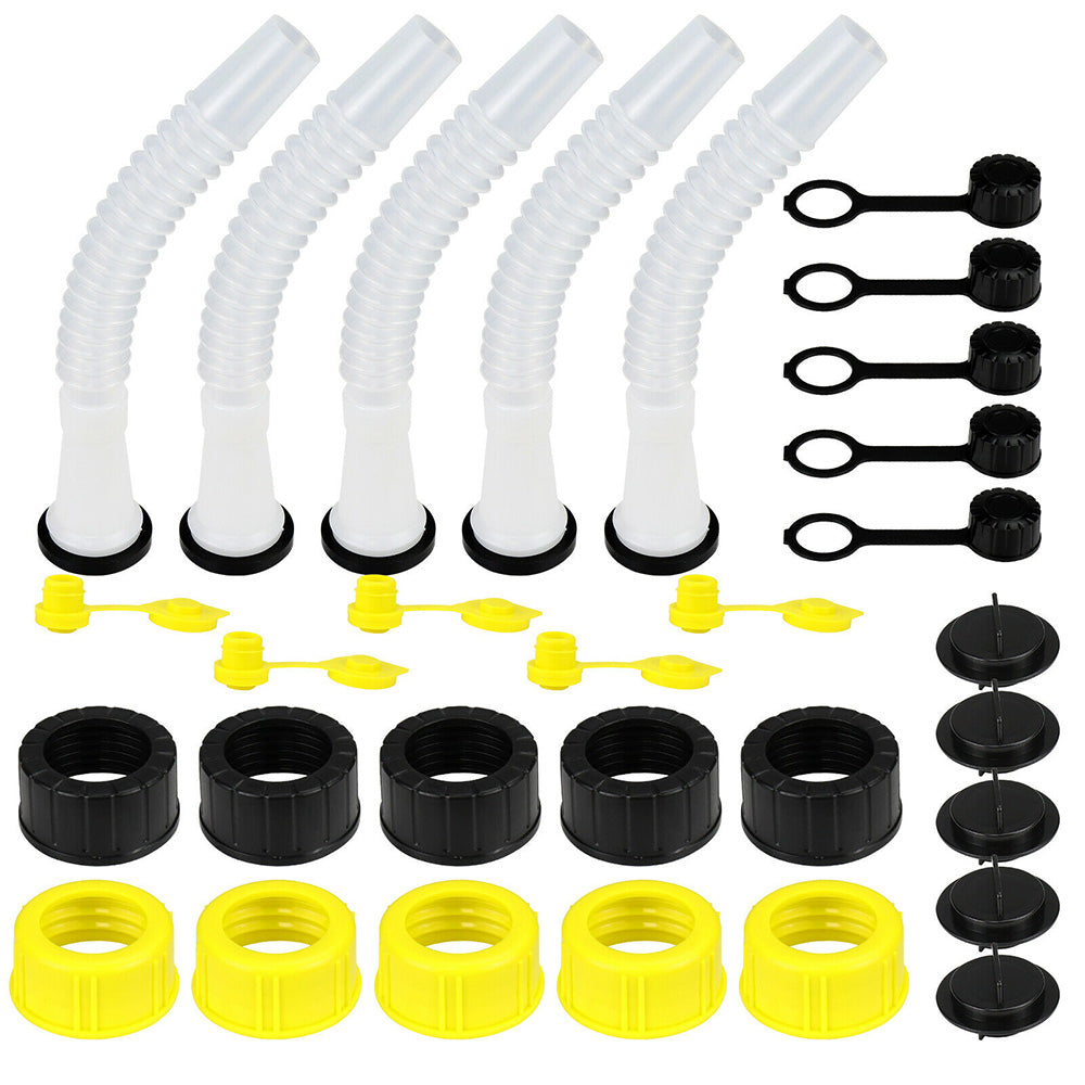 5 Sets Can Spouts Fits Blitz Fits Midwest Fits Scepter Fits Briggs and Stratton