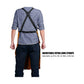 Woodworking Aprons Welding Thick Leather Apron for Men Big and Tall with Pockets