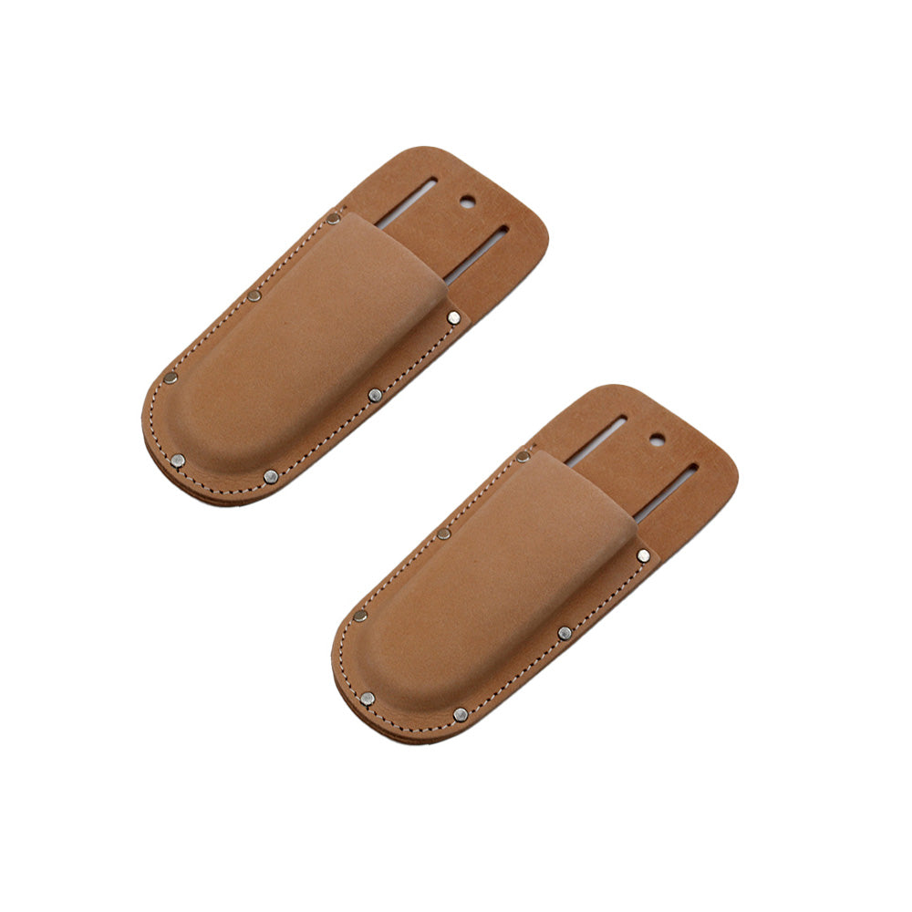 90-40-0213 Two (2) Heavy-Duty Grain Leather Pruner Holster Pouch
