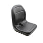 Black Vinyl Seat Fits Ferris Replaces 00367800