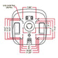 AT315073 New Bucket Seat Fits Case-IH D25 D35 D40 D45 83937095 360 TR270 SR130