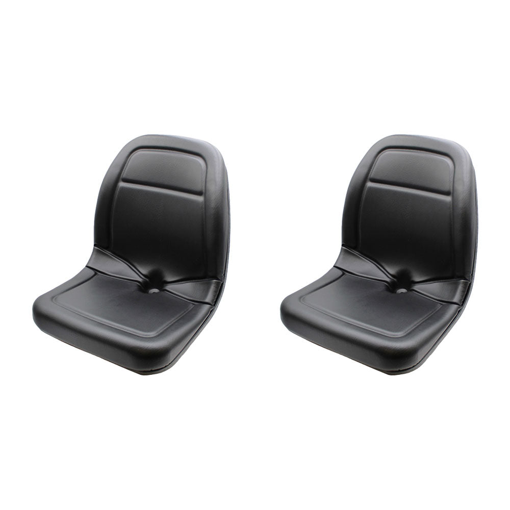 Qty 2: Black Vinyl Seat Fits Taylor-Dunn Replaces 00367800