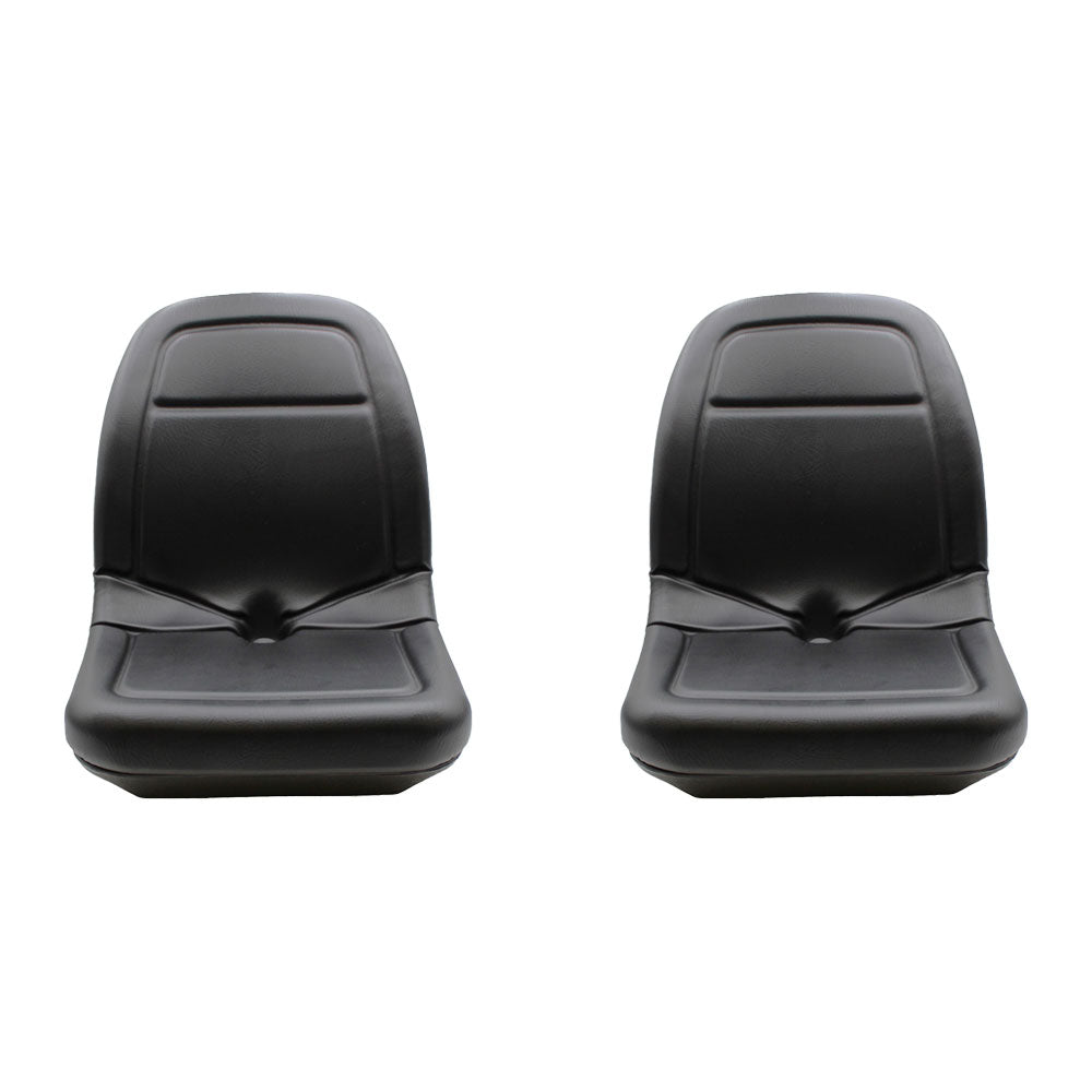 Qty 2: Black Vinyl Seat Fits Gravely Replaces 00367800