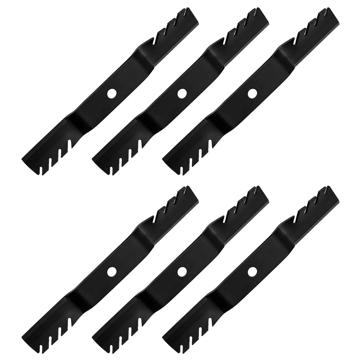 Set of (6) K5371-99040 Superior Mulching Predator Blade Fits Kubota 60" Deck