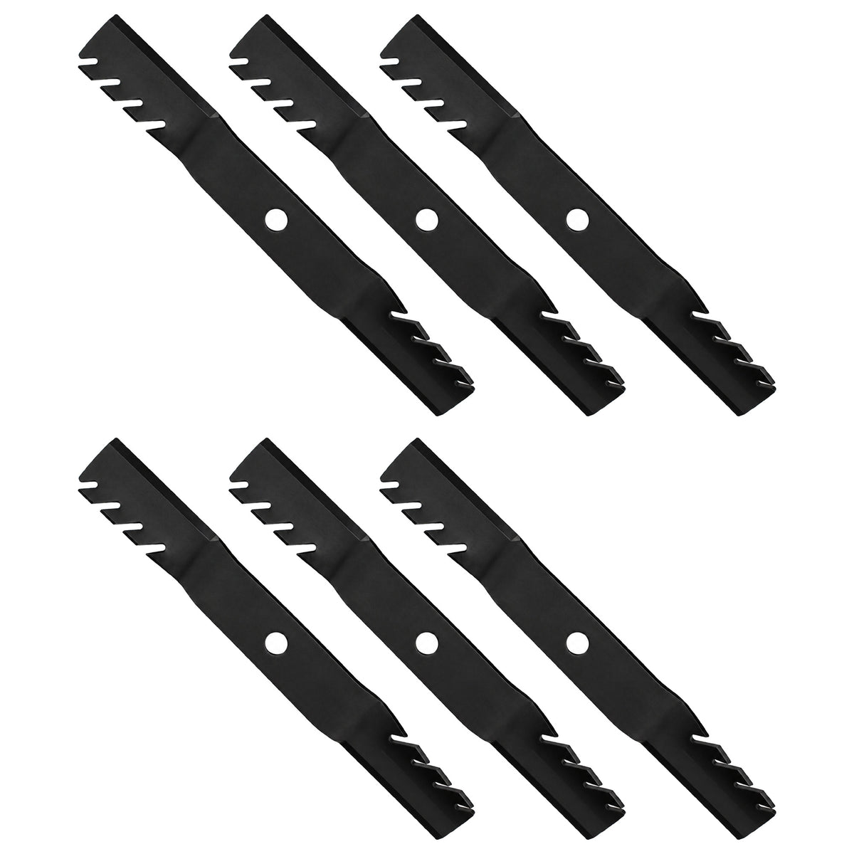 Set of (6) K5371-99040 Superior Mulching Predator Blade Fits Kubota 60" Deck