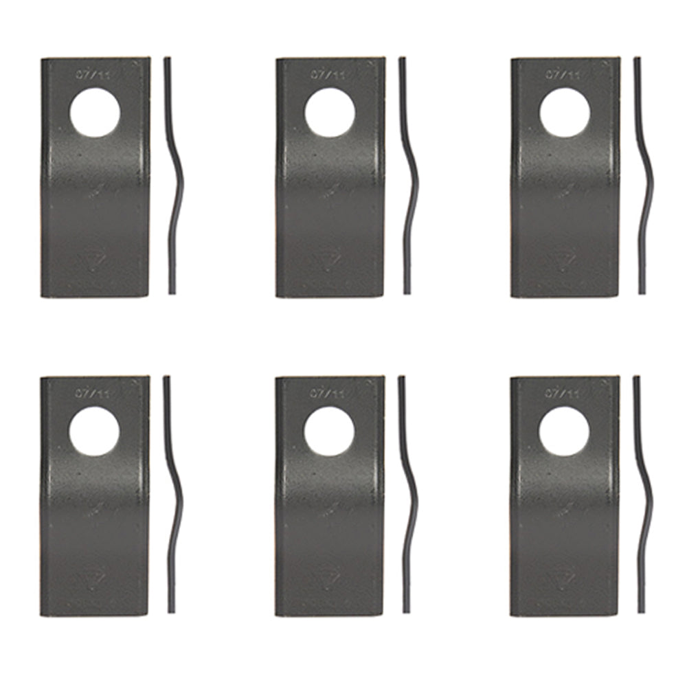Qty 6: Disc Mower Blade Fits Universal Products Replaces 41432370