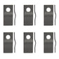 Qty 6: Disc Mower Blade Fits Zweegers Replaces CM120