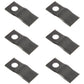 Qty 6: Disc Mower Blade Fits Hesston Replaces 748095