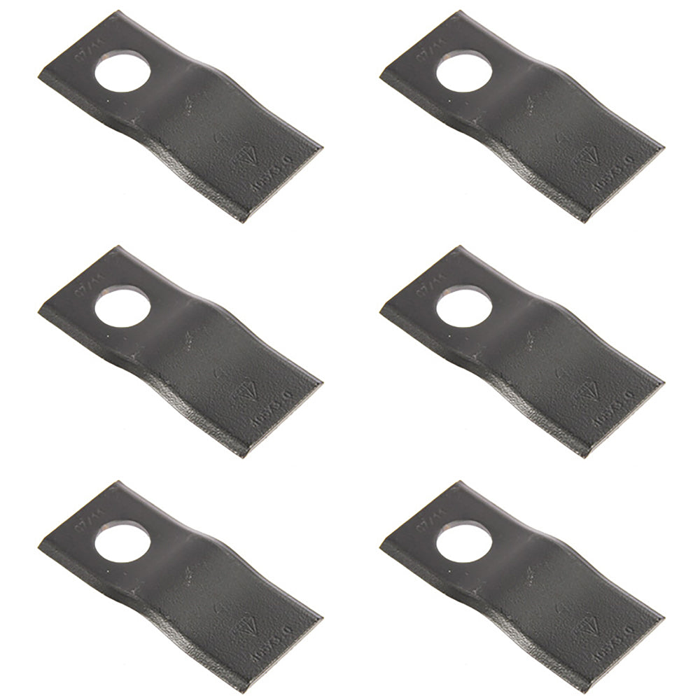 Qty 6: Disc Mower Blade Fits Hesston Replaces 748095