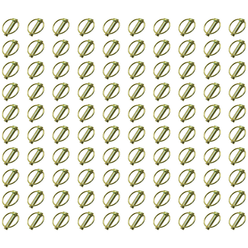 Qty 100: Lynch Pins (10 Packs of 10 Each) Fits Allis Chalmers Replaces 244066
