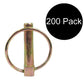 Qty 200: Lynch Pins (20 Packs of 10 Each) Fits John Deere Replaces AM1752T
