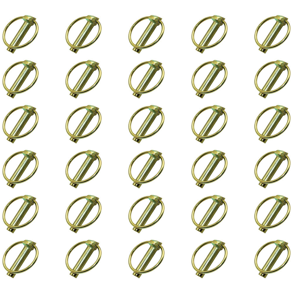 Qty 30: Lynch Pins (3 Packs of 10 Each) Fits John Deere Replaces AM1752T