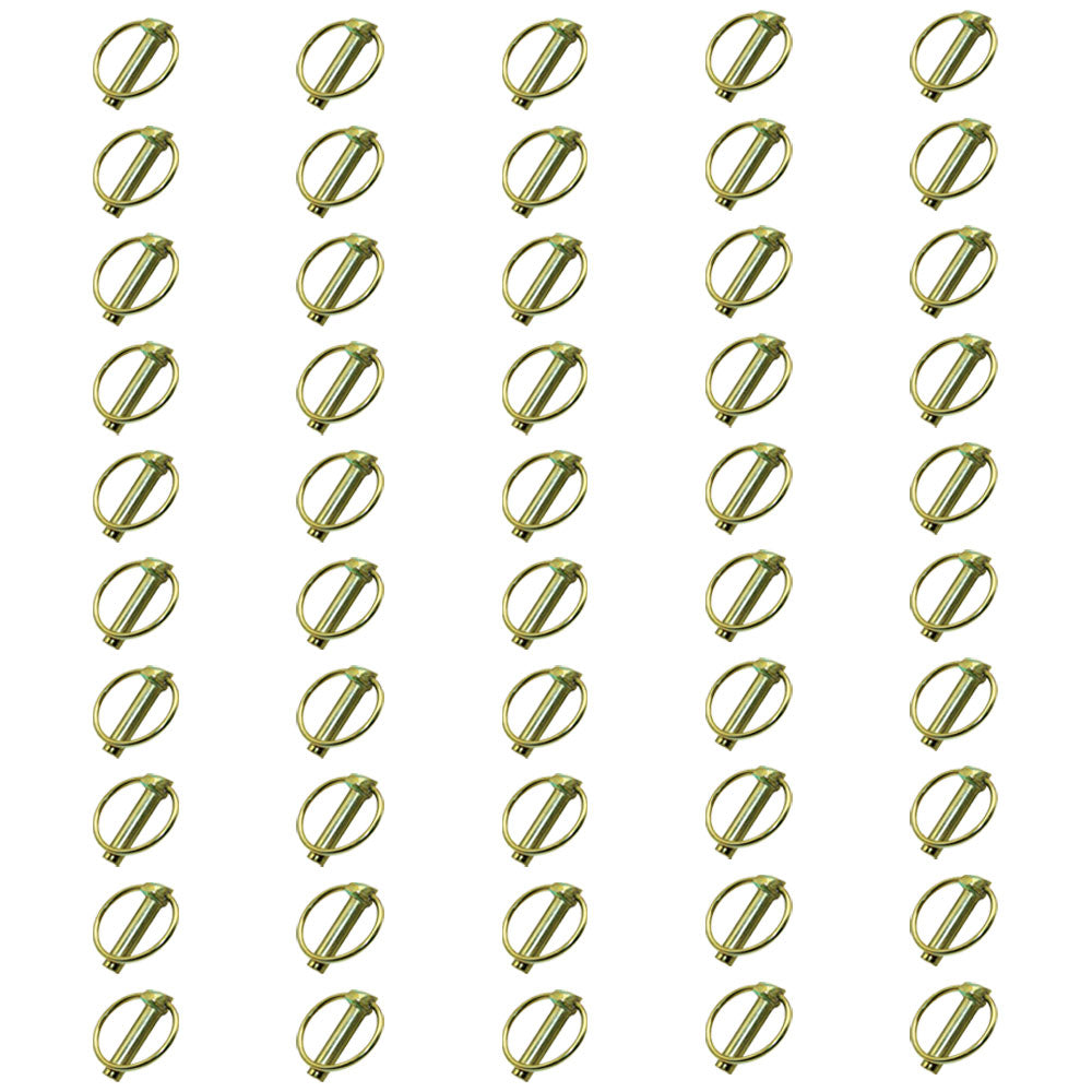 Qty 50: Lynch Pins (5 Packs of 10 Each) Fits John Deere Replaces AM1752T
