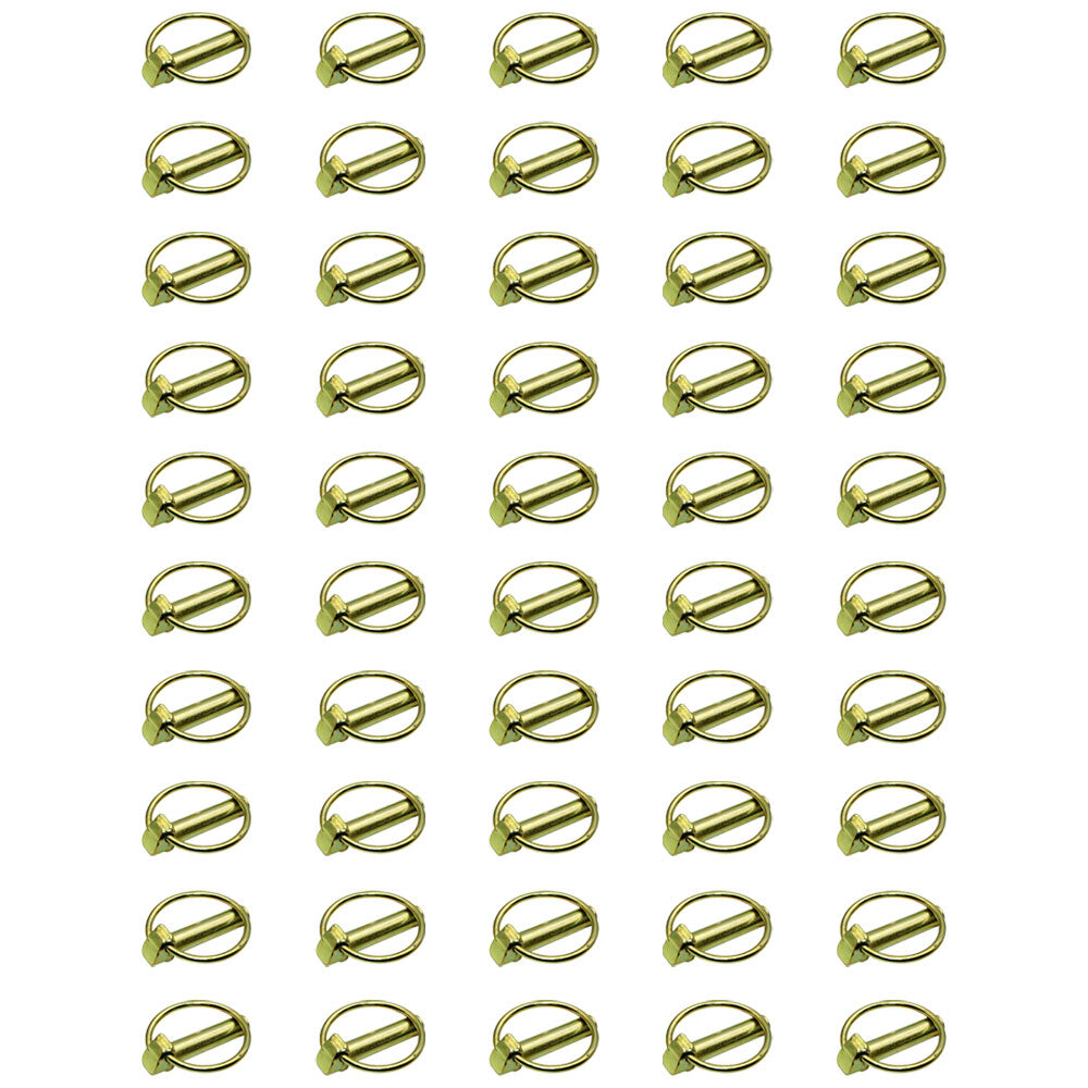 Qty 50: Lynch Pins (5 Packs of 10 Each) Fits John Deere Replaces AM1752T