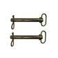 Two Cold Forged Tractor Hitch Pins 1-1/8" pin dia. 6-1/4" useable length