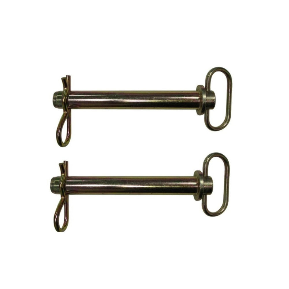 Two Cold Forged Tractor Hitch Pins 1-1/8" pin dia. 6-1/4" useable length