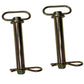 Qty 2: Cold Forged Hitch Pins (Swivel Handle) Fits Universal Products