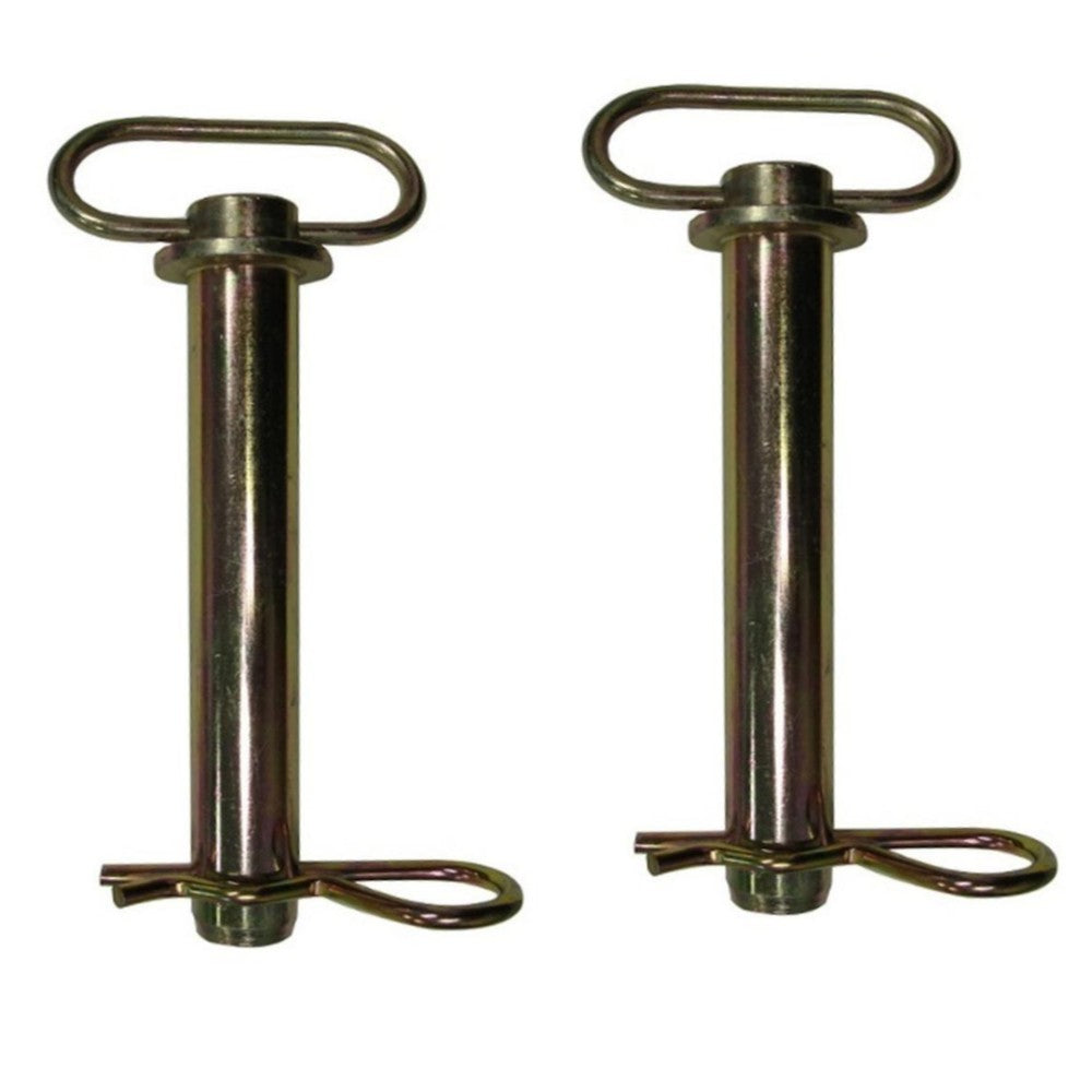 Two Cold Forged Tractor Hitch Pins 1-1/8" pin dia. 6-1/4" useable length