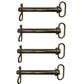 Qty 4: Cold Forged Hitch Pins (Swivel Handle) Fits Universal Products