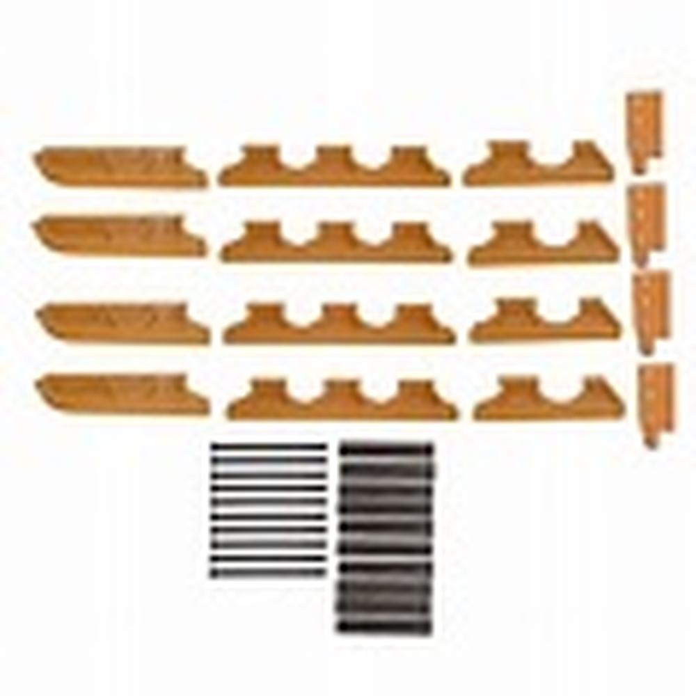 PV645 Rockguard Set 5 Roller track frame Fits Case 850B, 850C, 855C, 850D, 855D