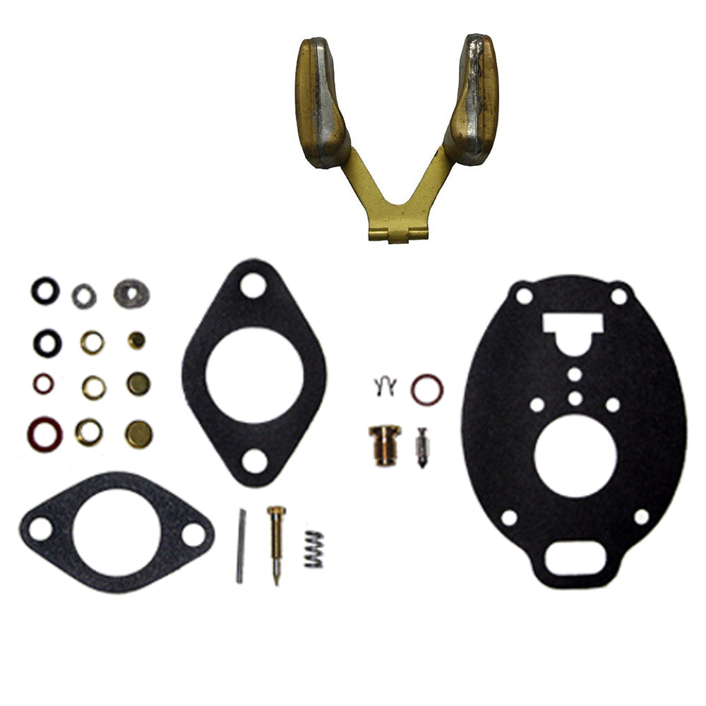 Economy Carburetor Kit w Float Fits Marvel Schebler Fits John Deere M 40 420 430