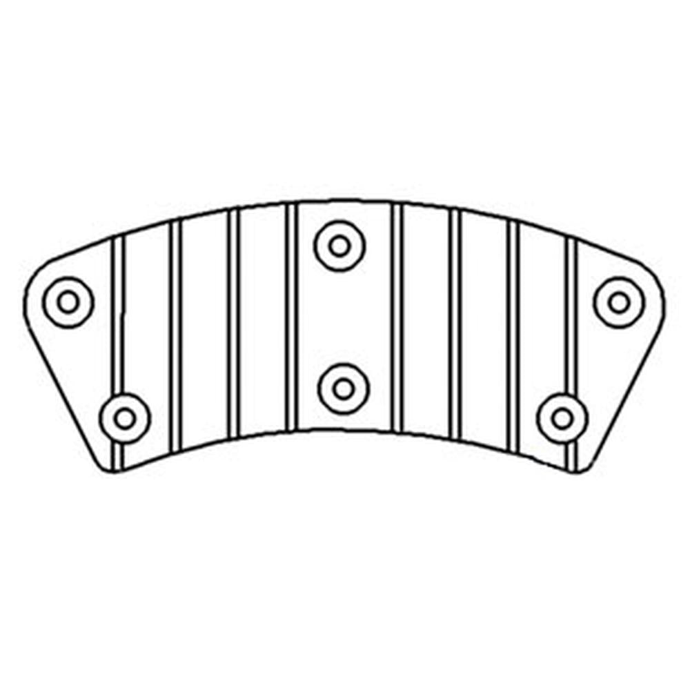 A-R111122 Metallic Brake Pads - Fits John Deere 2520, 4020, 4450, 500, 743 +
